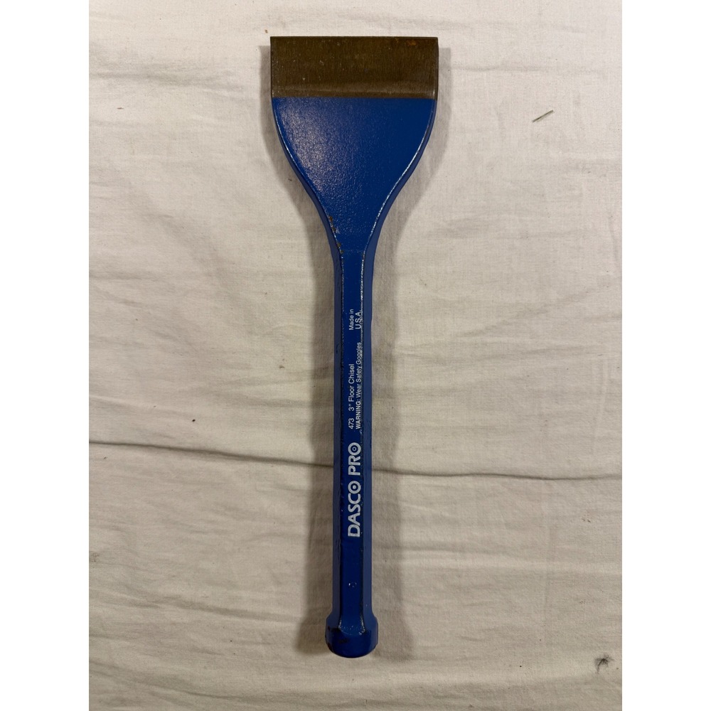 DASCO PRO 3" Floor Cold Chisel Blue 473 Made in USA